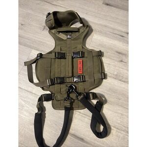 OneTigris Tactical Dog‎ Harness - Fire Watcher Comfortable Patrol Vest (Coyote.